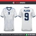 WHITE PIXELS DOTTED   SOCCER JERSEYS